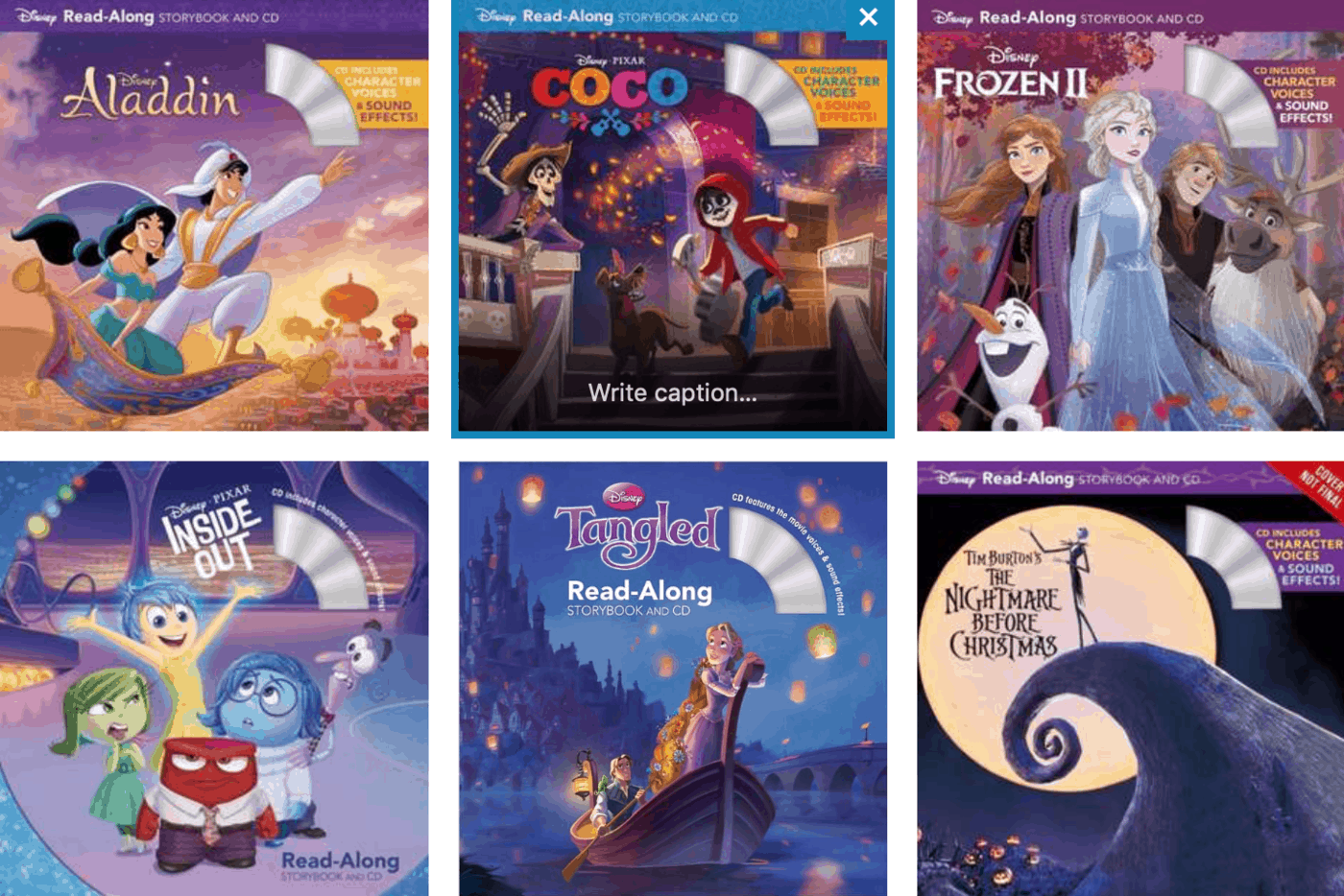 Disney Readalong (Storybook and CD) Collection Biblioteca lui Lucas